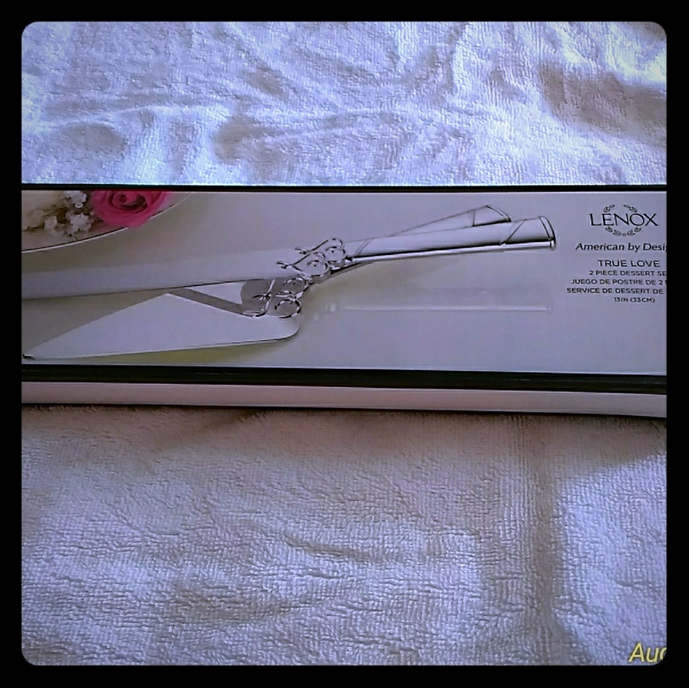 Lenox 2 Piece true love serving set
